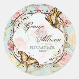 Adesivo Flores florais da tulipa cor-de-rosa da peônia de