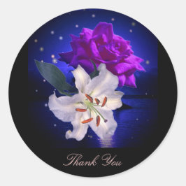 Adesivo Flores Mágicas - Obrigado Sticker