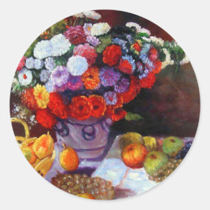 Adesivo Flores Monet e Frutas