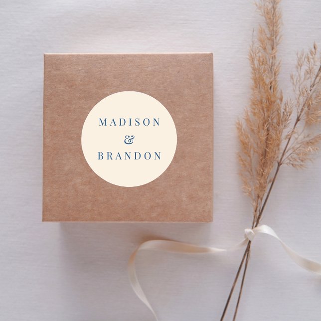 Adesivo Flores para casamentos do século médio | Creme (Criador carregado)