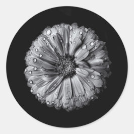 Adesivo Flores Pretas E Brancas 10