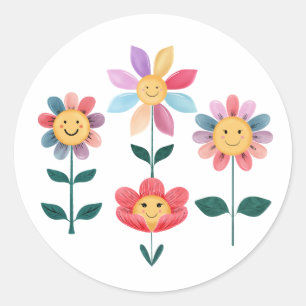 Adesivo Flores Quirky