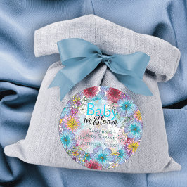 Adesivo Flores Radiantes Elegantes Boêmicas Bebê em Sangue