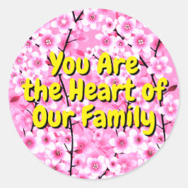 Adesivo Flores Rosa Elegantes | Vinhetas da família Floral