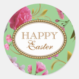 Adesivo Flores Rosa-felz pascoa