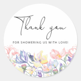 Adesivo Flores selvagens te obrigado