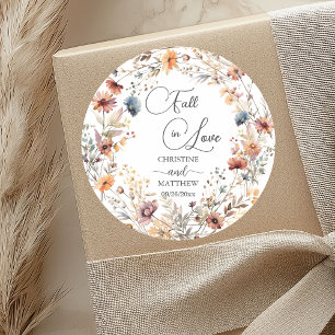 Adesivo Flores Silvestres Caem no Amor Casamento Elegante
