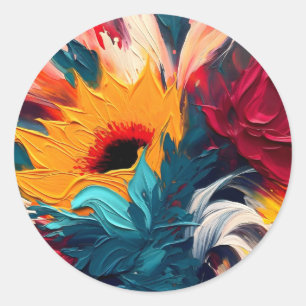 Adesivo Florescimento Radiante – Ousada Expressão Floral A