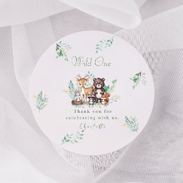 Adesivo Floresta Amigos no primeiro aniversário