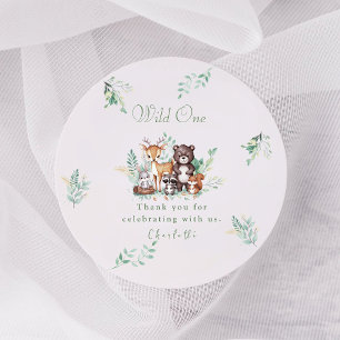 Adesivo Floresta Amigos no primeiro aniversário