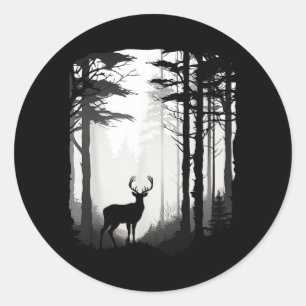 Adesivo Floresta de Cervos Vida Selvagem