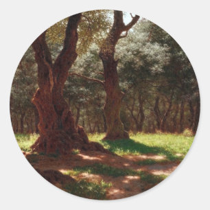 Adesivo Floresta de Oliveiras em Cap Saint Martin