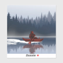 Floresta de Pinheiros Bigfoot Lake Canoe Wildernes