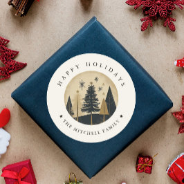 Adesivo Floresta Dourada Quente de Pinus