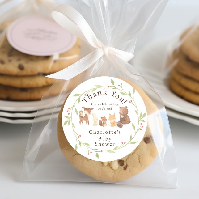 Adesivo Floresta Encantada Obrigado (Criador carregado)