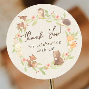 Adesivo Floresta Encantada Obrigado