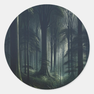 Adesivo Floresta Escura ao Crepúsculo Doce 16