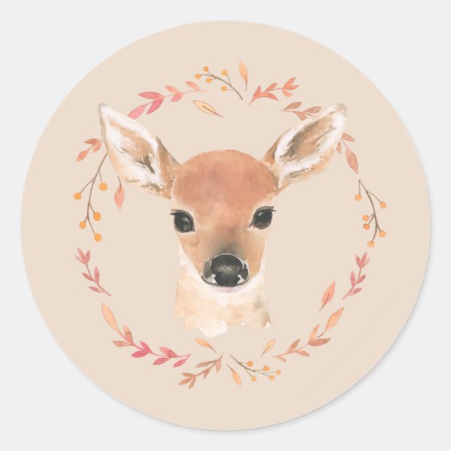 Adesivo Floresta Florestal Animais Aquíferos Coloração Min (Frente)