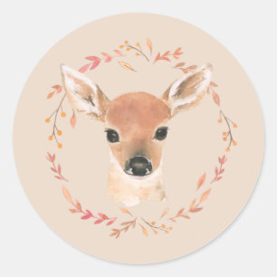 Adesivo Floresta Florestal Animais Aquíferos Cor Minimali