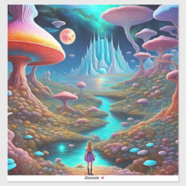 Adesivo Floresta Mushroom