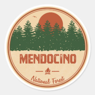 Adesivo Floresta Nacional de Mendocino