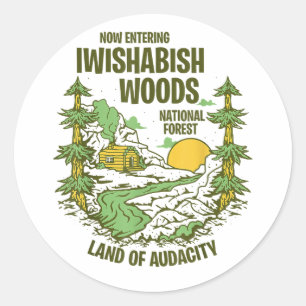 Adesivo Floresta Nacional Iwishabish Woods Terra da Audáci