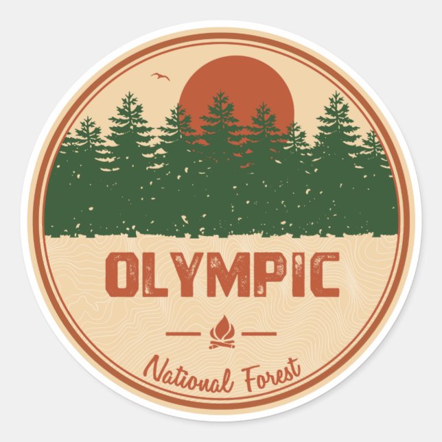 Adesivo Floresta Nacional olimpiadas (Frente)