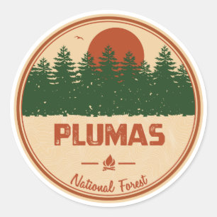 Adesivo Floresta Nacional Plumas