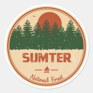 Adesivo Floresta Nacional Sumter