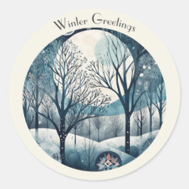 Adesivo Floresta Nórdica Moonliada, personalizável