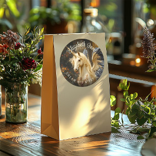 Adesivo Floresta Romântica De Fada Fale Unicórnio Com Asas