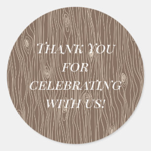 Adesivo Floresta Rústica Caprichosa de Grão de Madeira