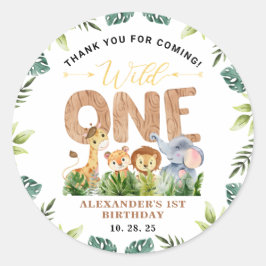 Adesivo Floresta Safari Africana Selvagem Um Obrigado