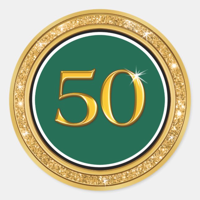 Adesivo Floresta Verde, Dourada, 50ª Vinheta, Reunião de C (Frente)