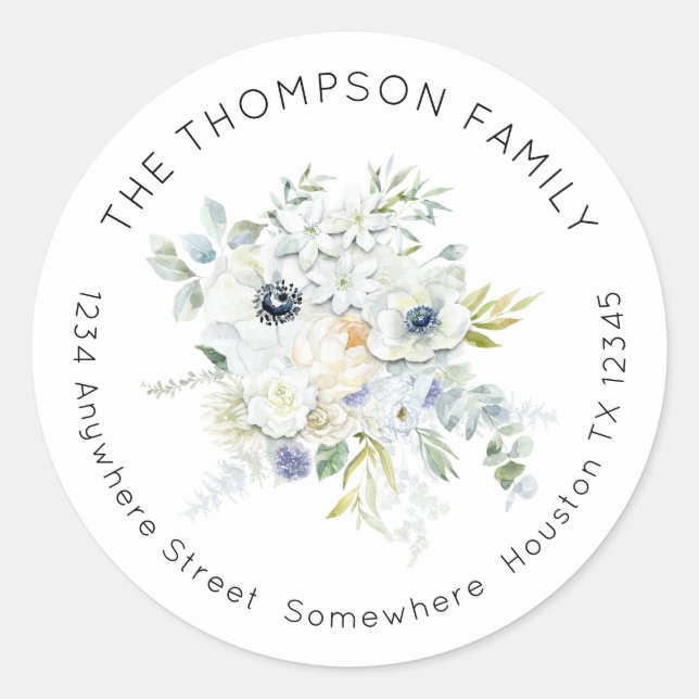 Adesivo Florestas brancas Nome do retorno Eucalyptus ender (Frente)