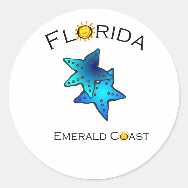 Adesivo Flórida Emerald Coast Sticker (Frente)