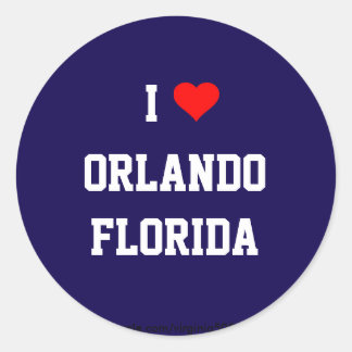 Adesivo FLORIDA: Eu Amo Orlando, Flórida