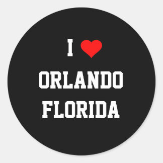 Adesivo FLORIDA: Eu Amo Orlando, Flórida