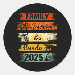 Adesivo Flórida Família Trip Correspondente Férias Familia