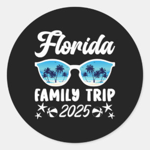 Adesivo Florida Family Trip 2025 Vacation Florida Viagem F