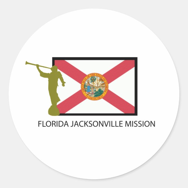 ADESIVO FLORIDA JACKSONVILLE MISSÃO LDS CTR (Frente)