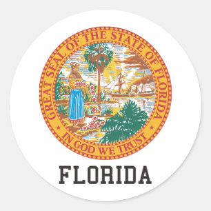 Adesivo Florida Seal