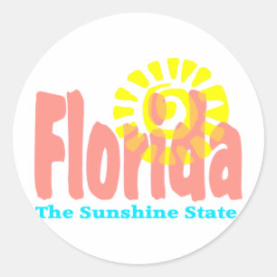 Adesivo Florida sunshine state