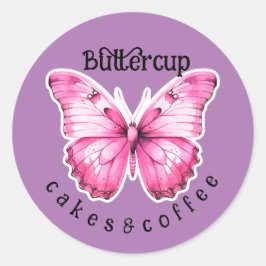 Adesivo Florist Bakery Café Nome de Compro Personalizado P