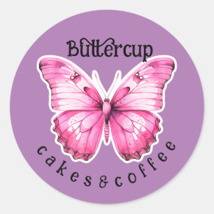 Adesivo Florist Bakery Café Nome de Compro Personalizado P