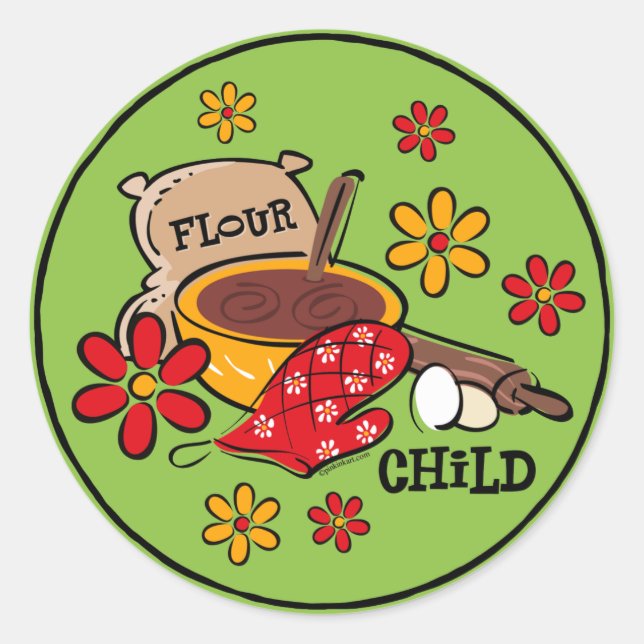 Adesivo Flour Child (Frente)