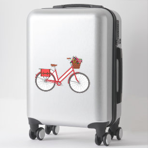 Adesivo Flower Bike - Red