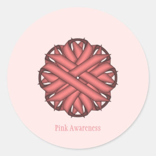 Adesivo Flower Fink Ribbon por Kenneth Yoncich