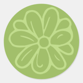 Adesivo Flower Garden Flower Green