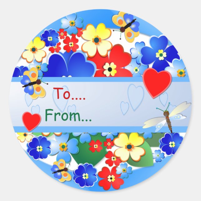 Adesivo Flower Garden ~ Gift Sticker # 2 (Frente)